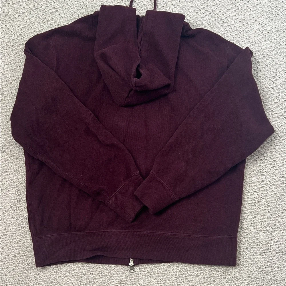 Men's Maroon Ralph Lauren Hoodie Sweater - Picture 5 of 6